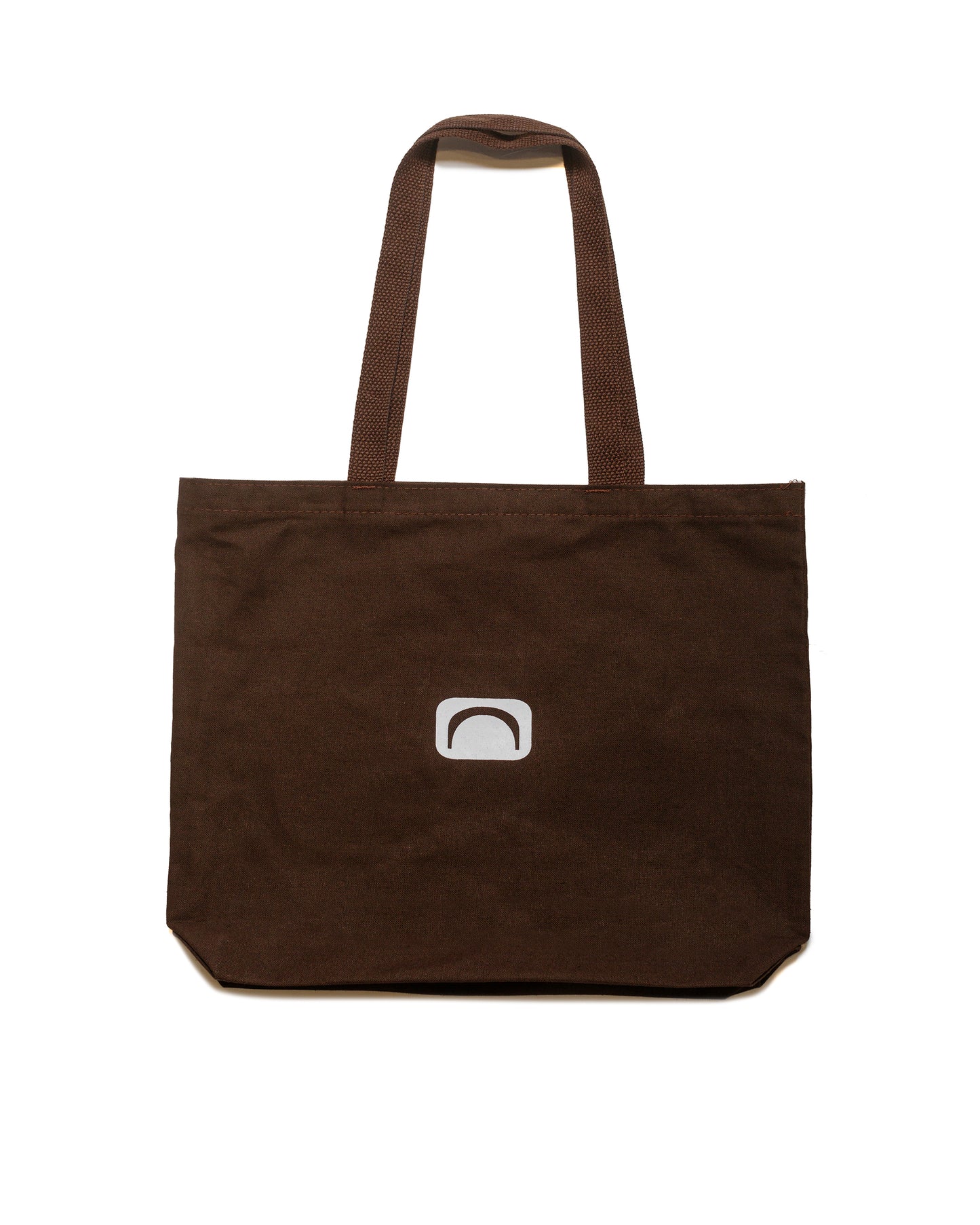 Lost & Found Canvas Tote Bag Brown back