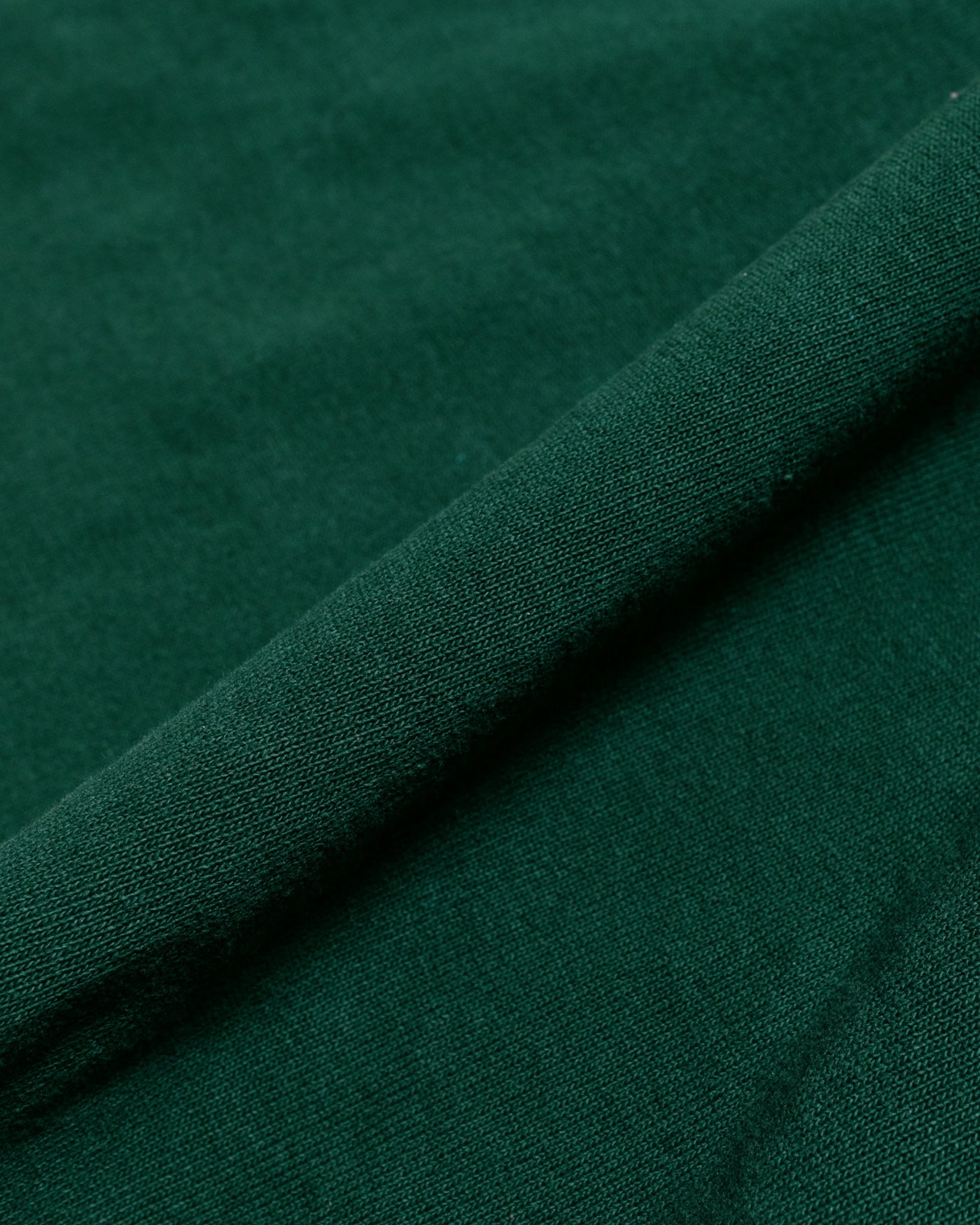Lost & Found Classic Rugby Jersey Bottle Green fabric