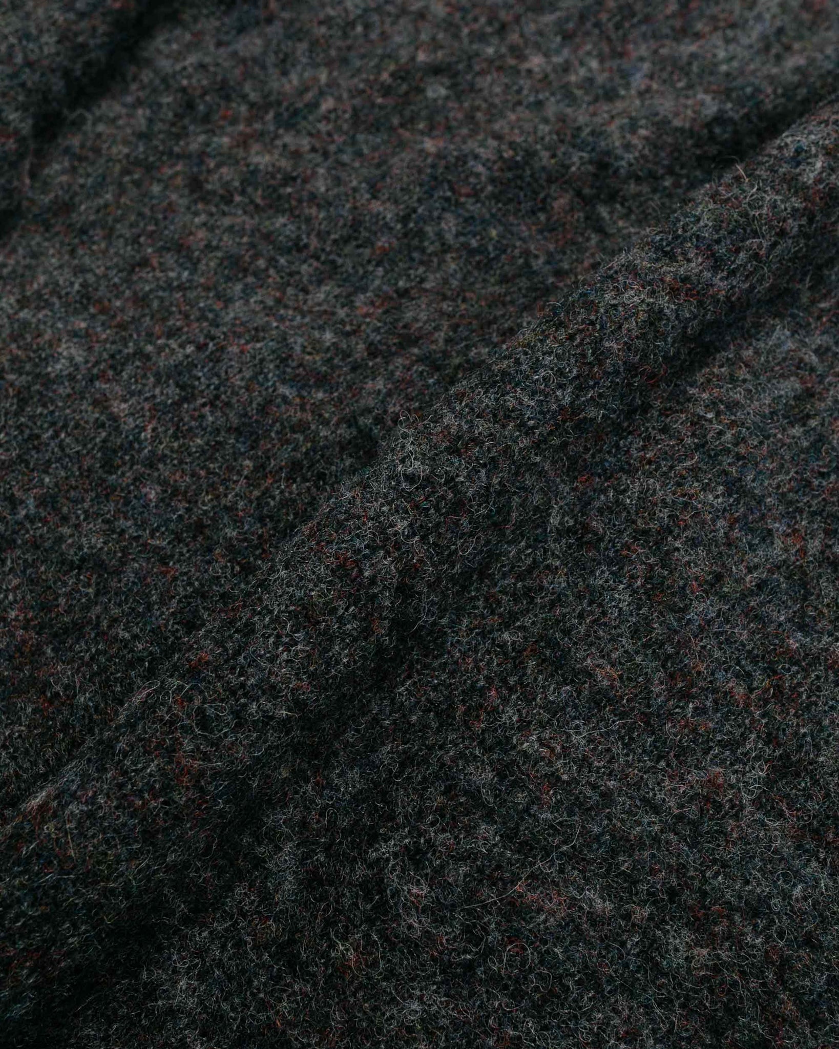 Lost & Found Shaggy Cardigan Smoulder Fabric