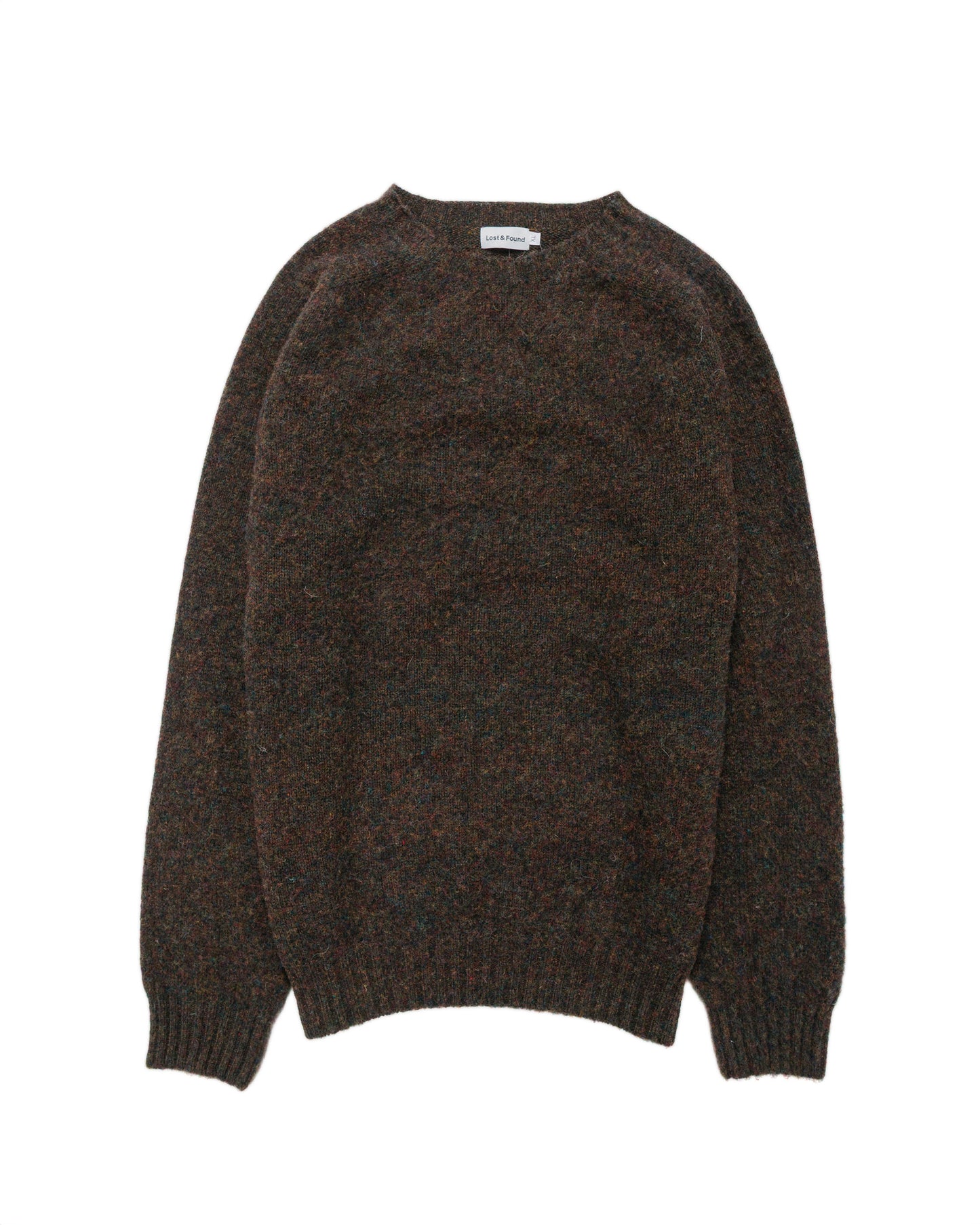 Lost & Found Shaggy Sweater Carob