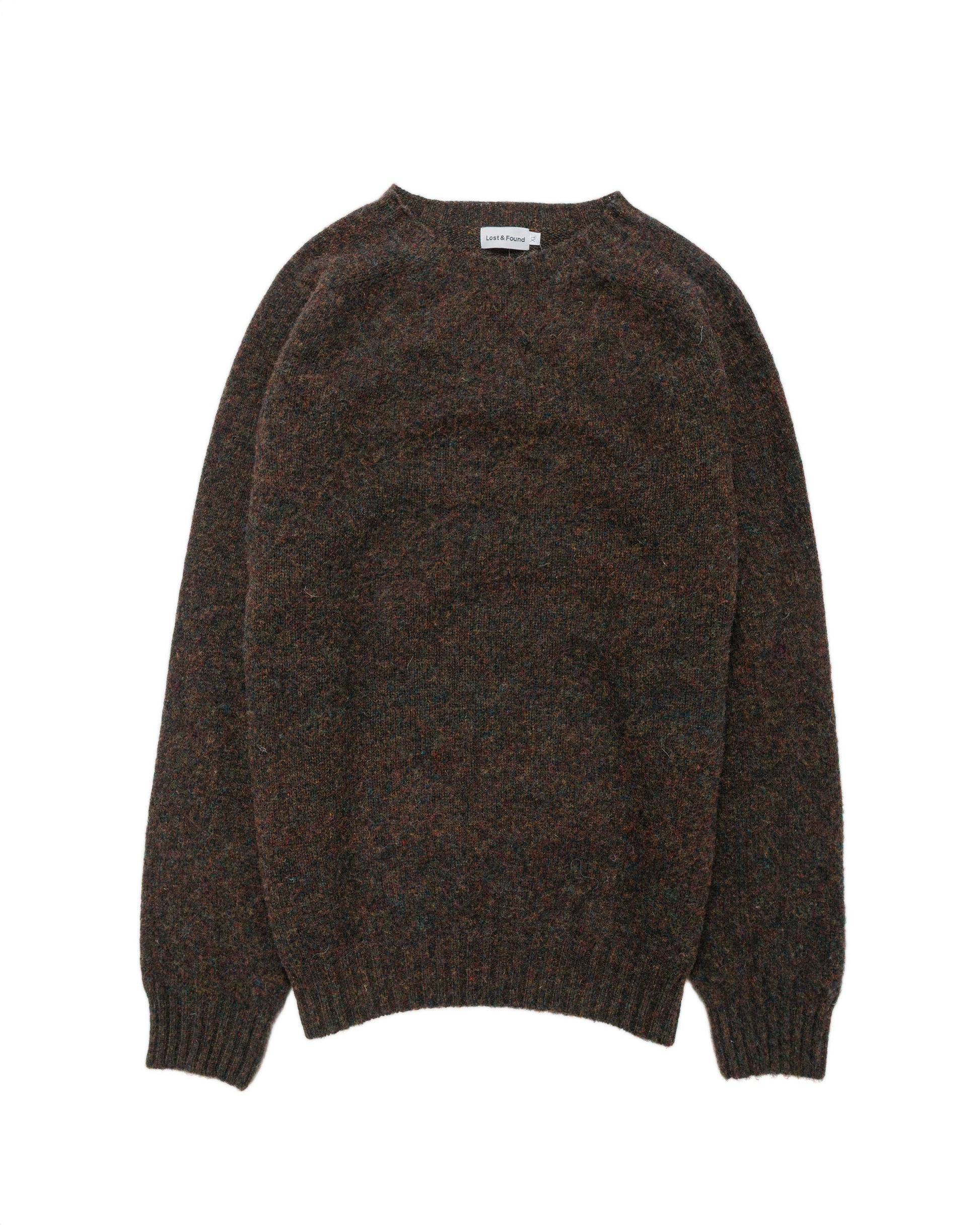 Lost & Found Shaggy Sweater Carob