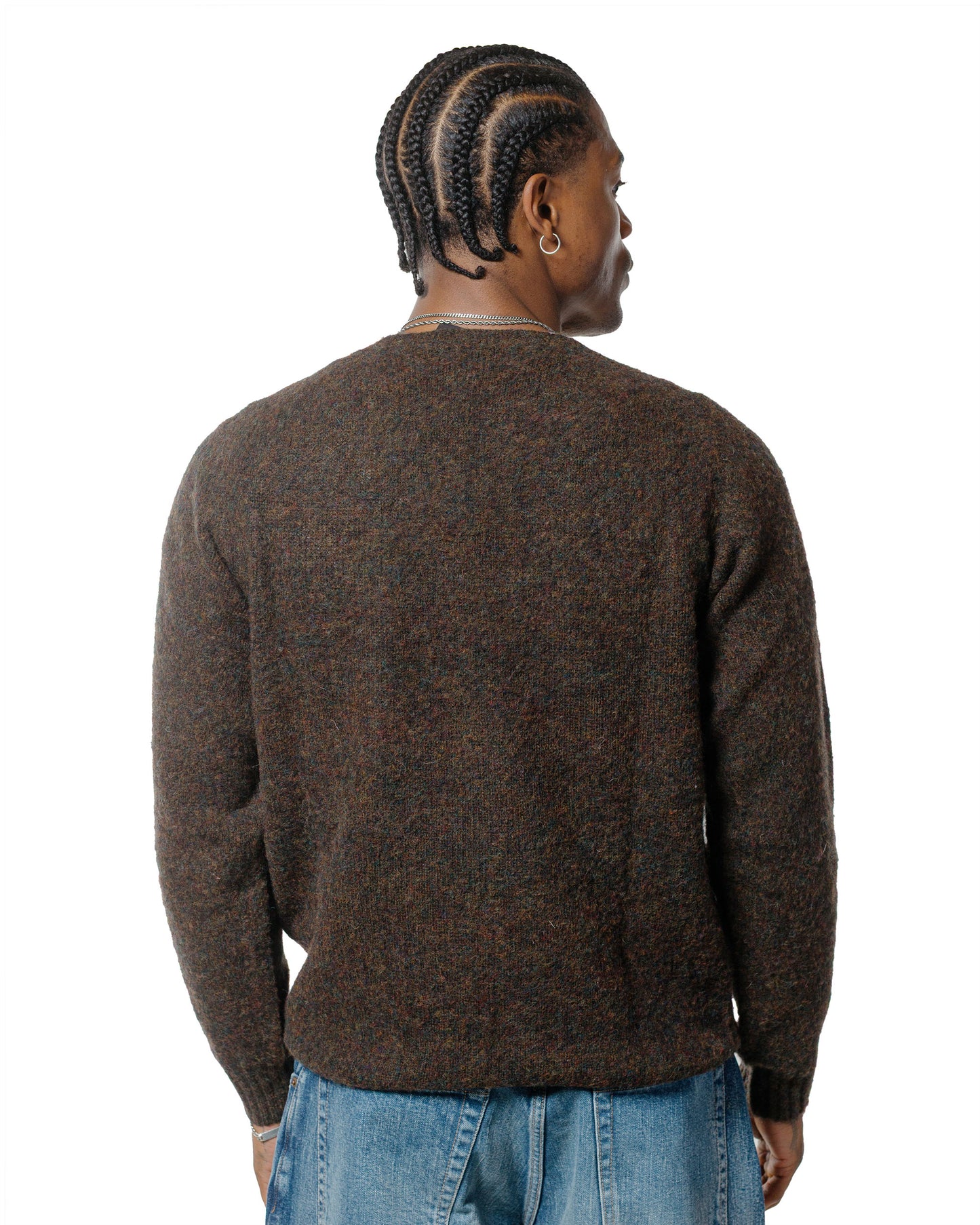 Lost & Found Shaggy Sweater Carob