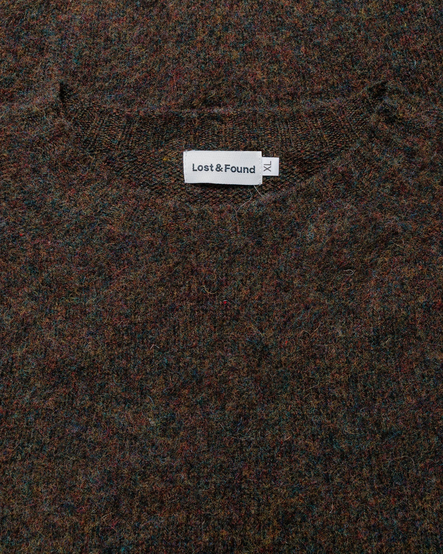 Lost & Found Shaggy Sweater Carob