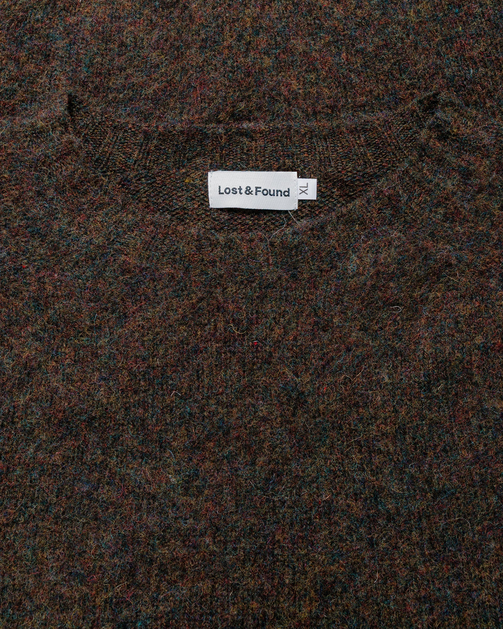 Lost & Found Shaggy Sweater Carob