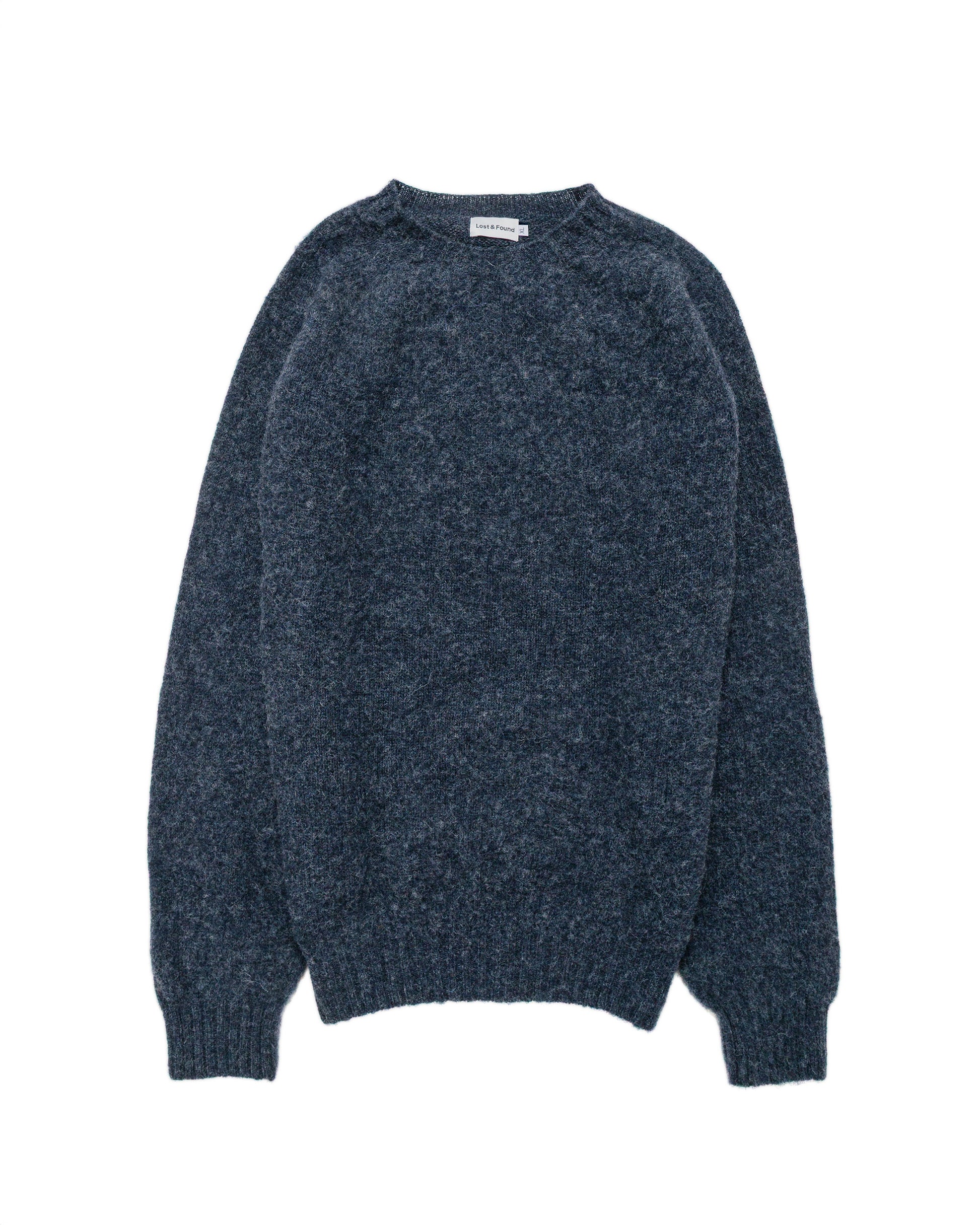 Lost & Found Shaggy Sweater Charcoal