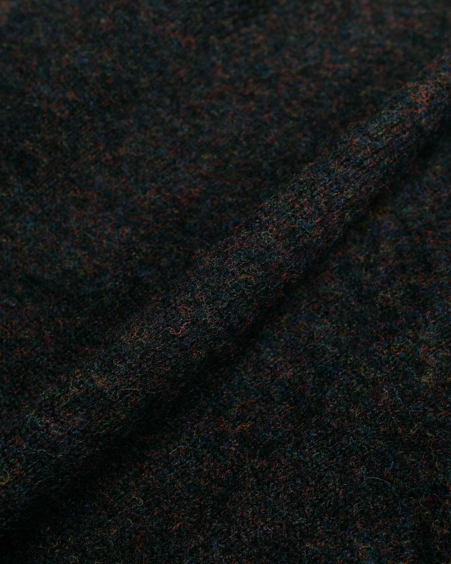 Lost & Found Shaggy Sweater Charcoal Fabric