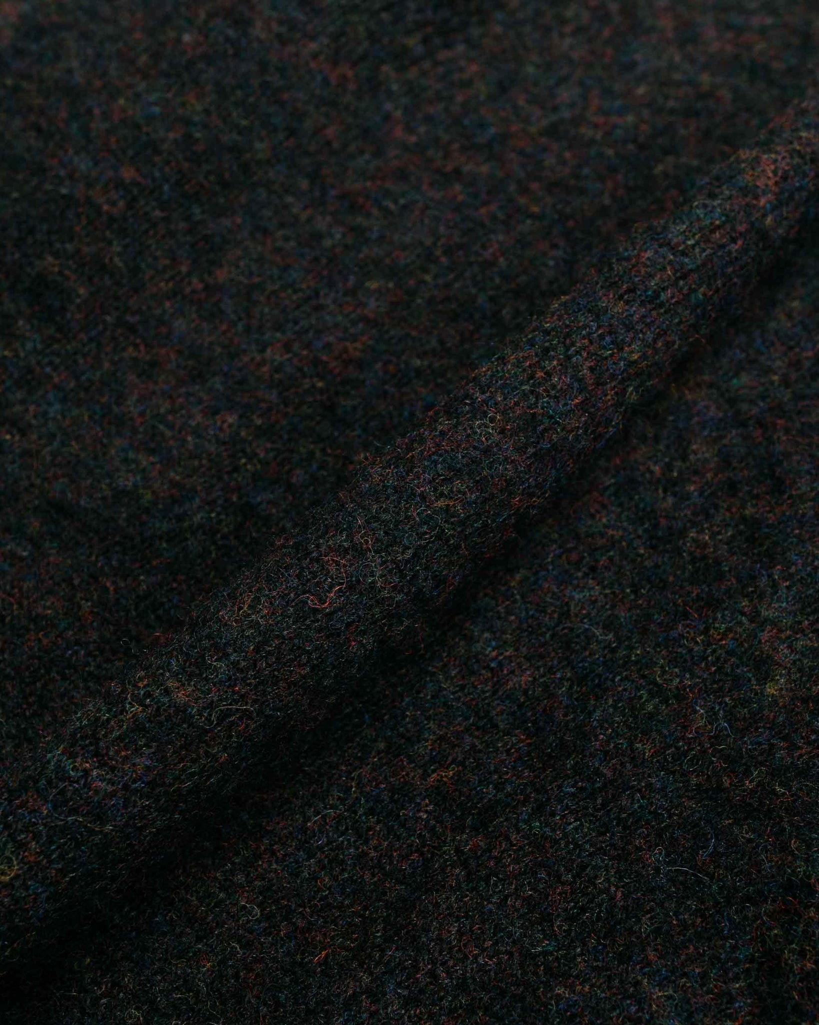Lost & Found Shaggy Sweater Charcoal Fabric