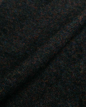 Lost & Found Shaggy Sweater Charcoal Fabric
