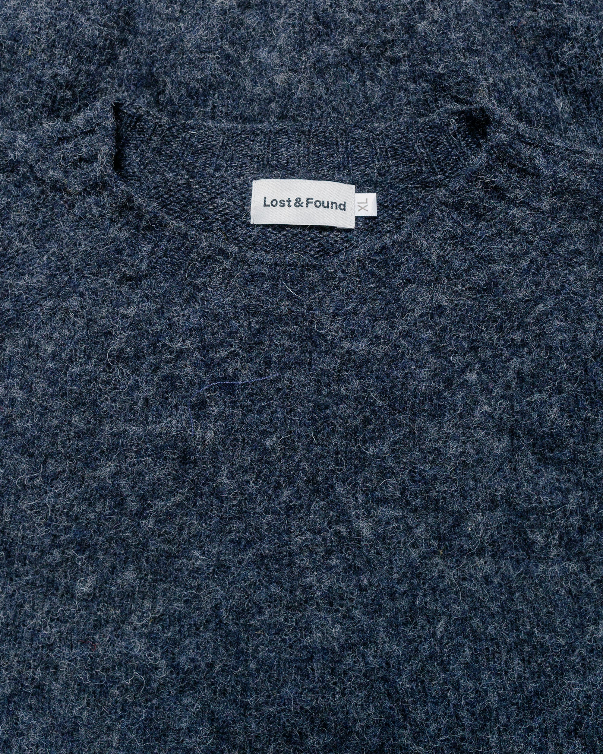Lost & Found Shaggy Sweater Charcoal