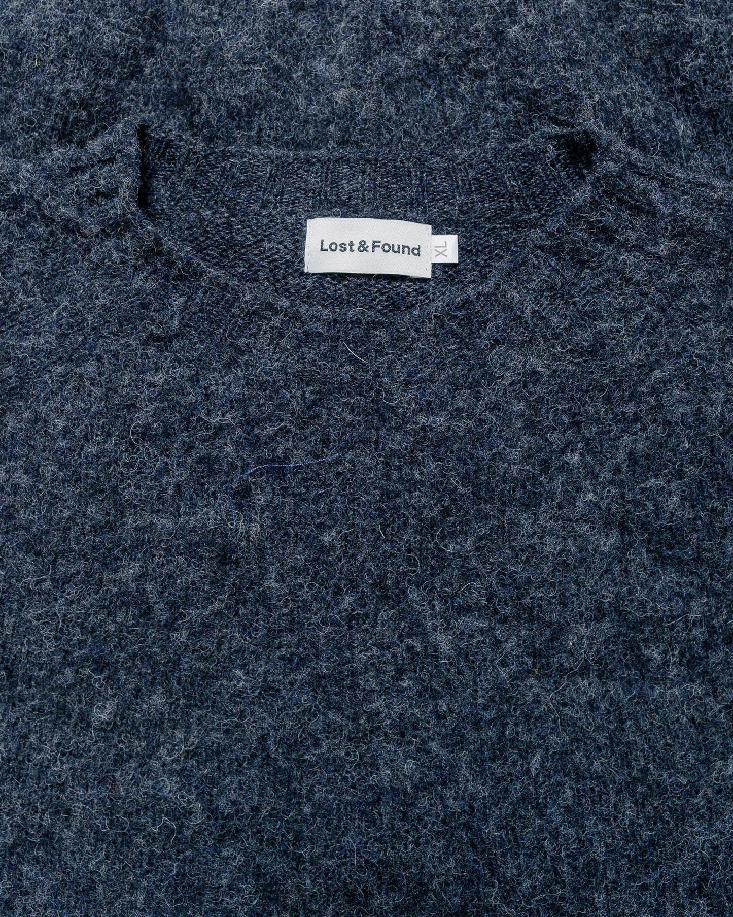 Lost & Found Shaggy Sweater Charcoal