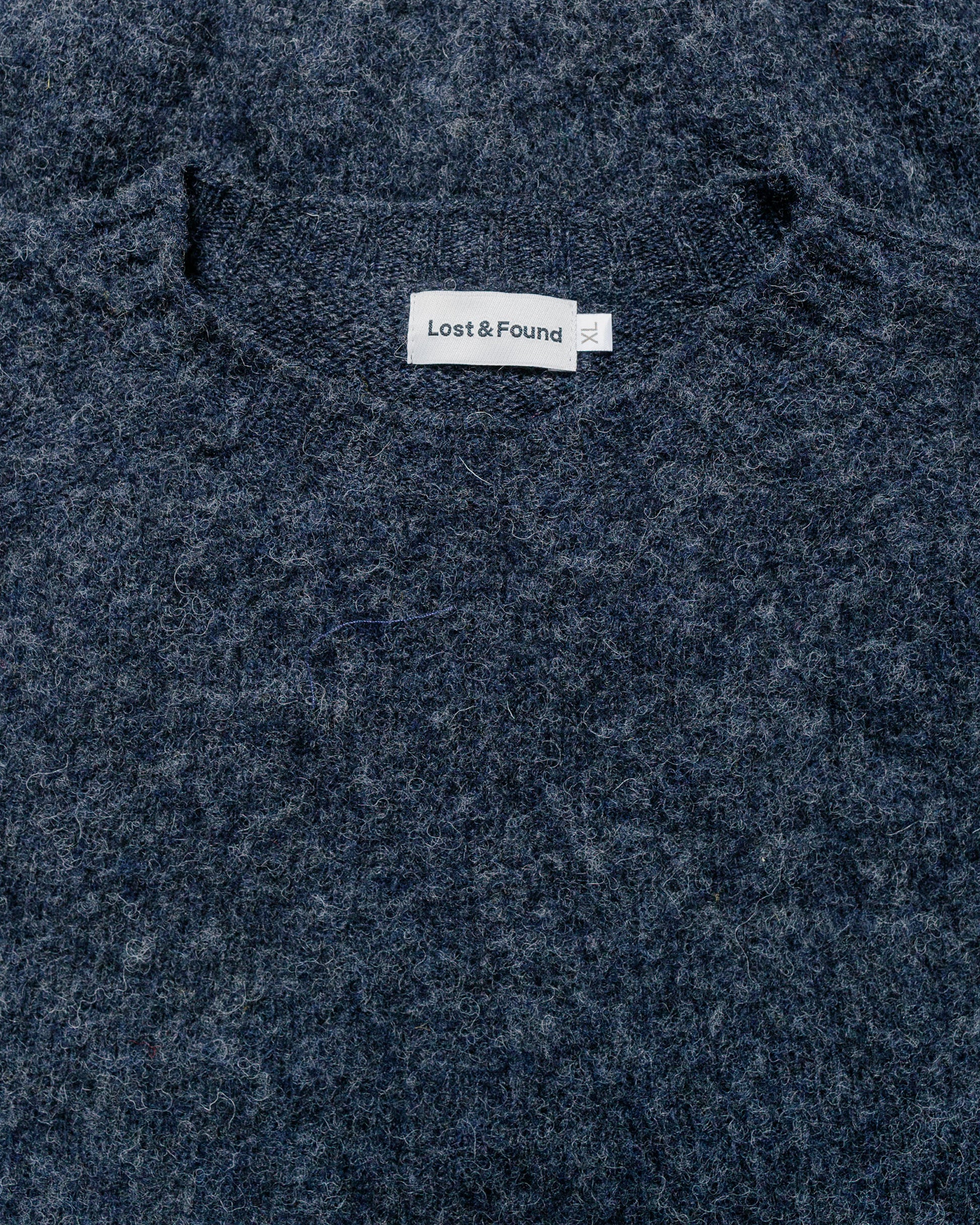 Lost & Found Shaggy Sweater Charcoal