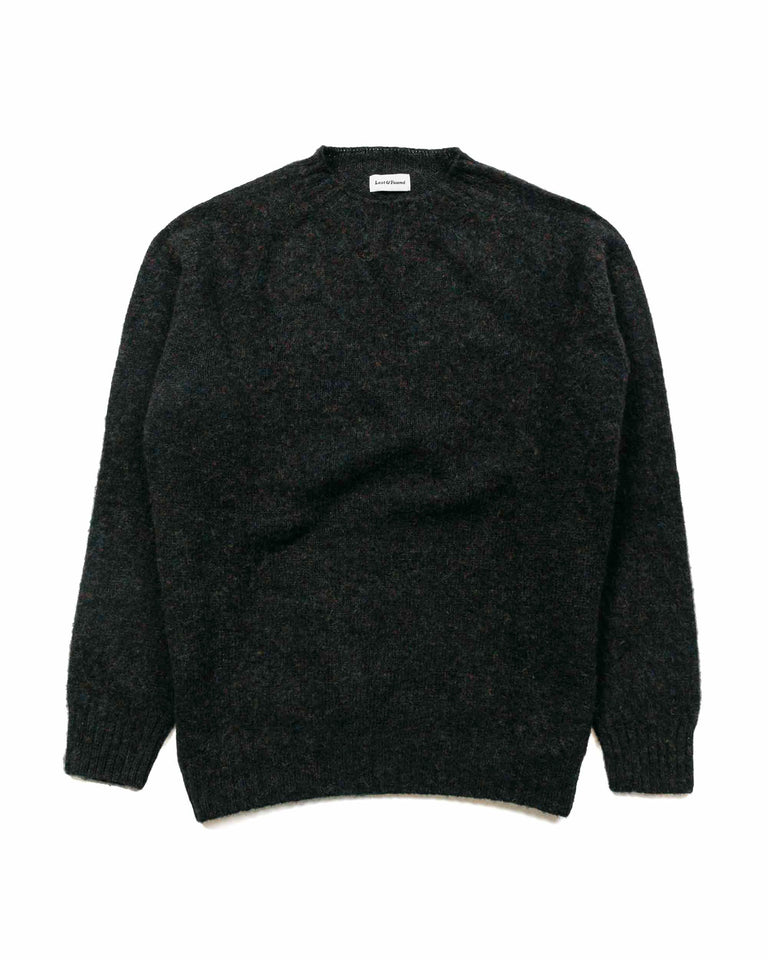 Lost & Found Shaggy Sweater Charcoal