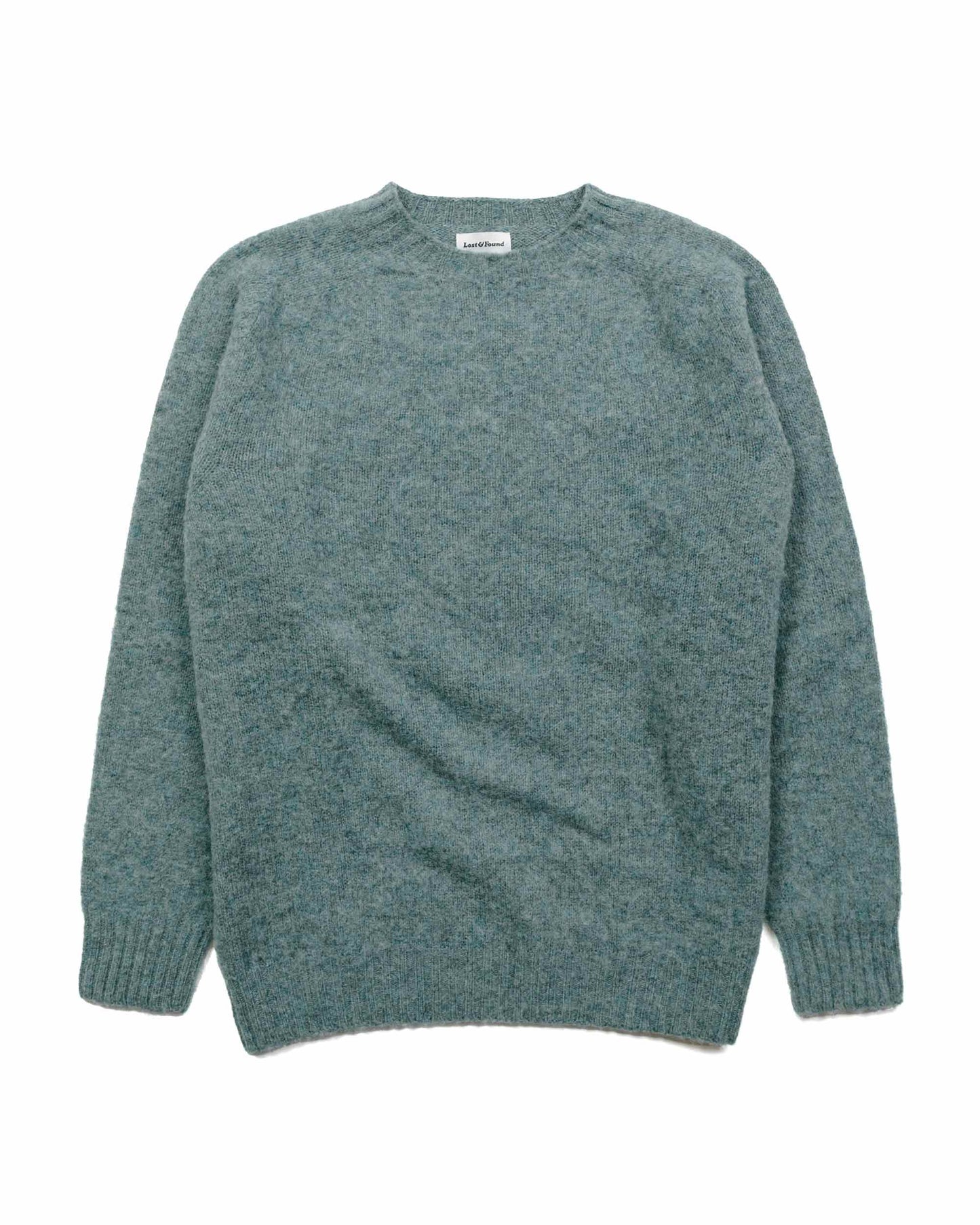 Lost & Found Shaggy Sweater Graphite Green