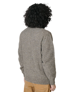 Lost & Found Shaggy Sweater Oyster Model BAck