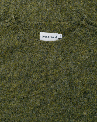 Lost & Found Shaggy Sweater Scots Pine
