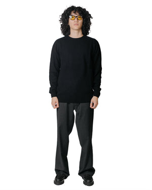 Lost & Found Wool Cashmere Sweater Italian Black Model Full