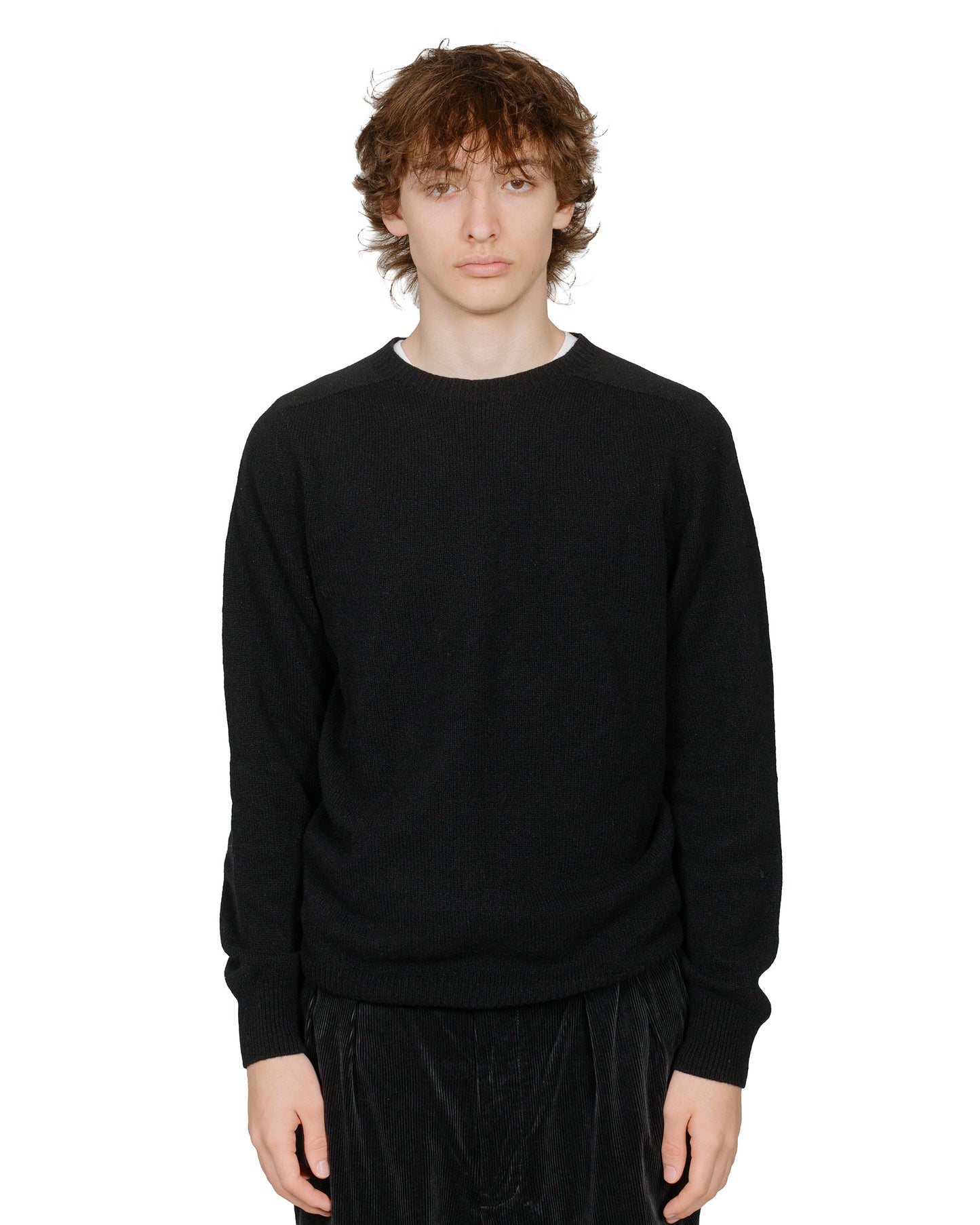 Lost & Found Wool Cashmere Sweater Italian Black