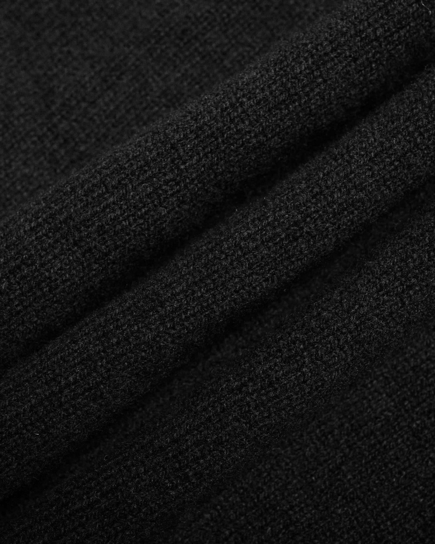 Lost & Found Wool Cashmere Sweater Italian Black fabric