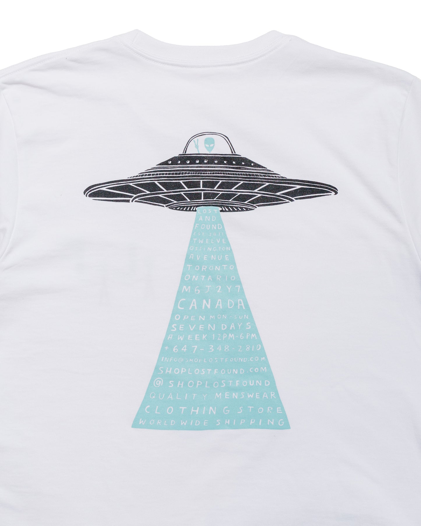 Lost & Found 'Alien' Tee back detail