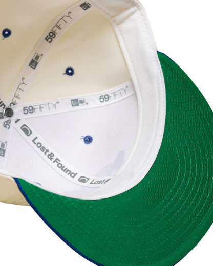 Lost & Found / MLB© - Toronto Blue Jays New Era Fitted Off White/Royal