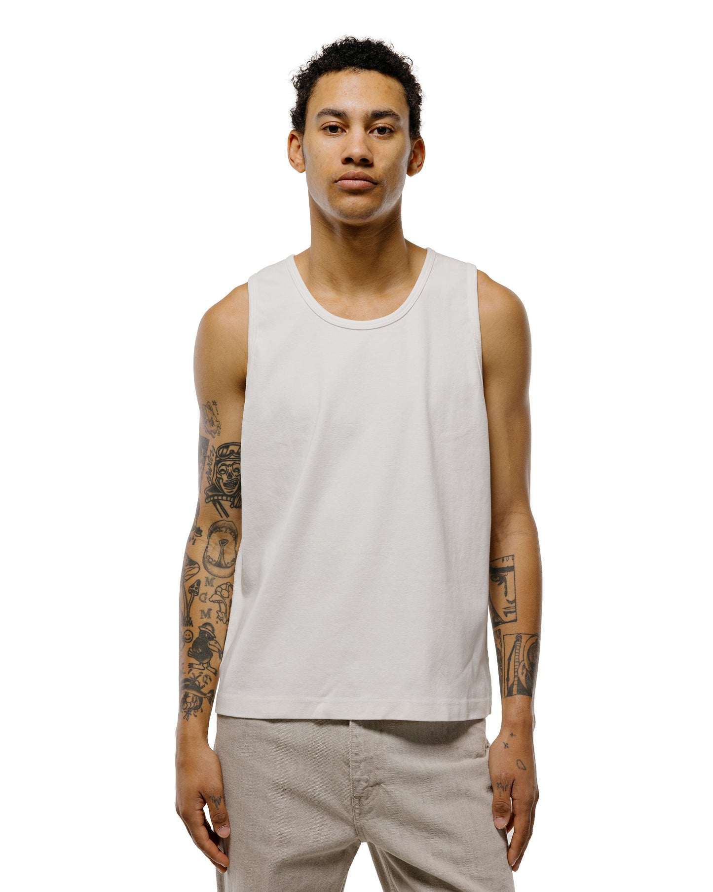 MAN-TLE LWCT0 Lady White Co. Singlet 2-Pack White Rib