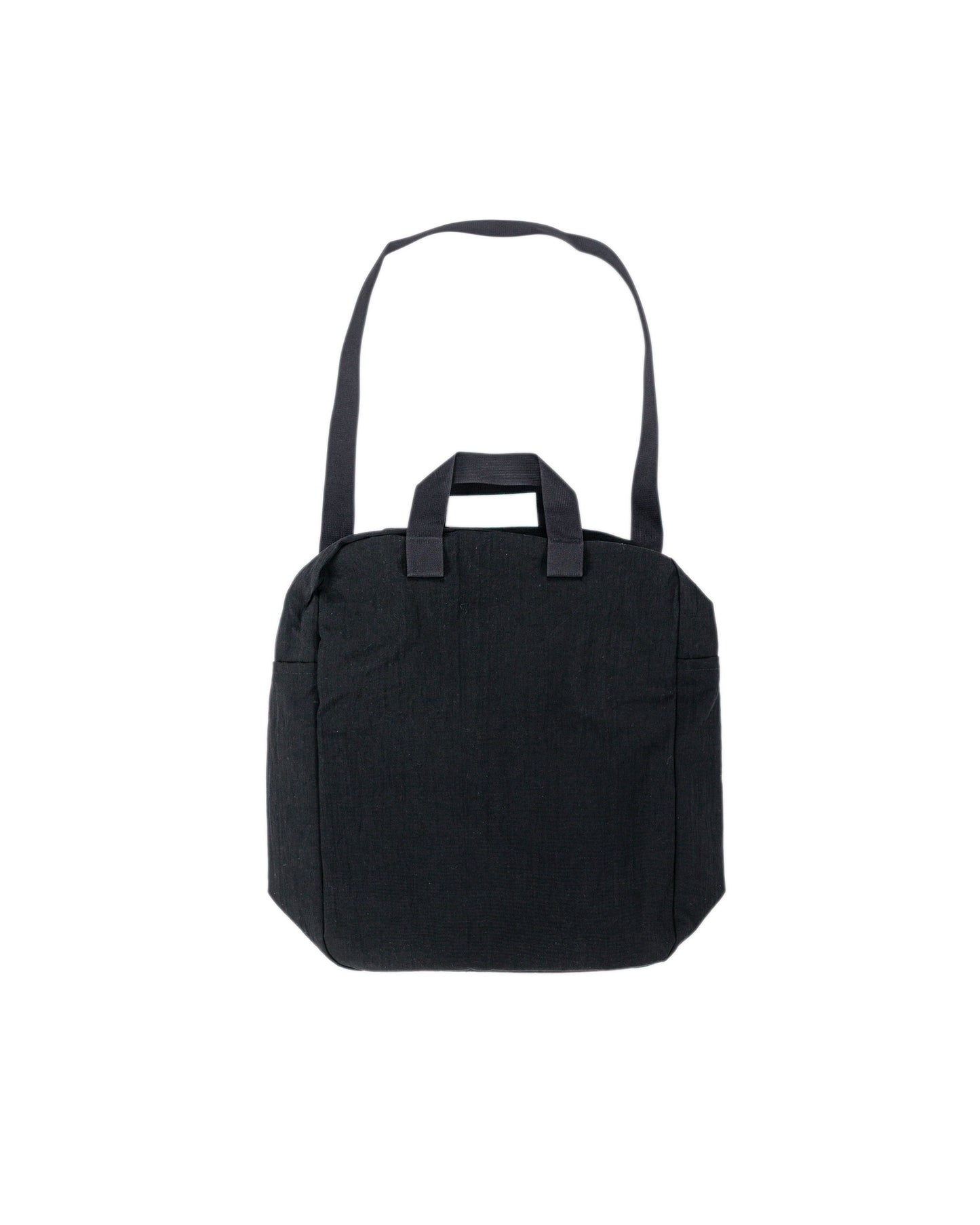 MAN-TLE R0B0 'Zip Tote' Black Nylon