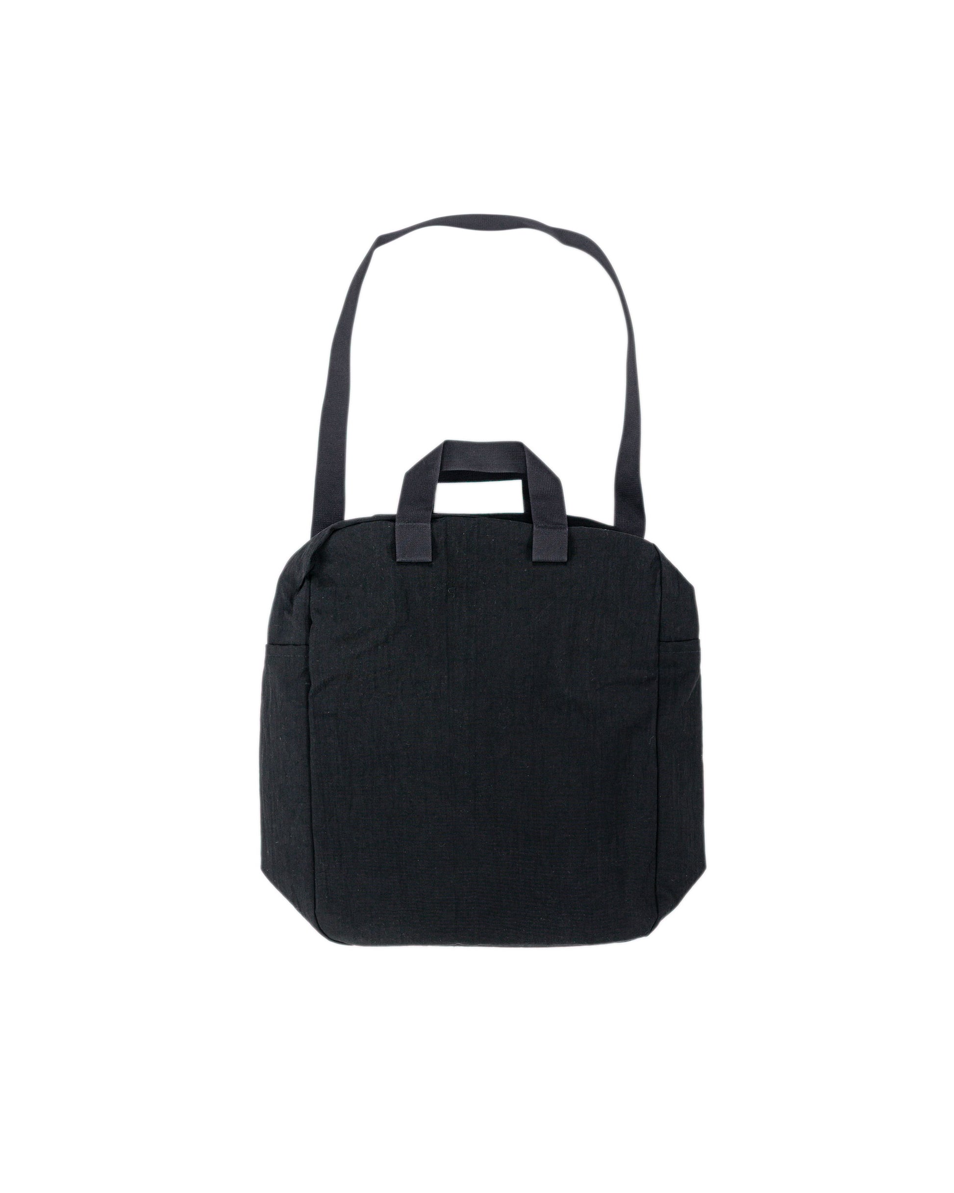 MAN-TLE R0B0 'Zip Tote' Black Nylon