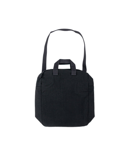 MAN-TLE R0B0 'Zip Tote' Black Nylon
