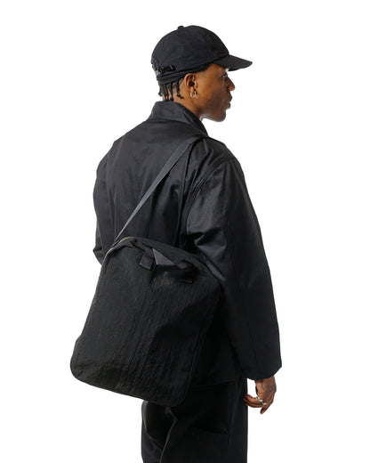 MAN-TLE R0B0 'Zip Tote' Black Nylon