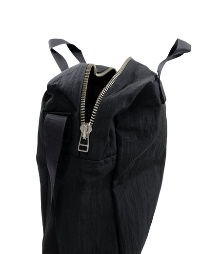 MAN-TLE R0B0 'Zip Tote' Black Nylon