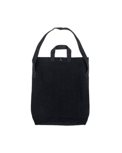 MAN-TLE R0B1 'Multi Handle Tote' Black Nylon