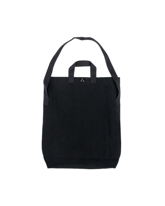 MAN-TLE R0B1 'Multi Handle Tote' Black Nylon