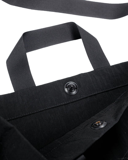 MAN-TLE R0B1 'Multi Handle Tote' Black Nylon