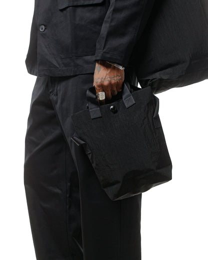 MAN-TLE R0B4 'Mini Tote' Black Nylon