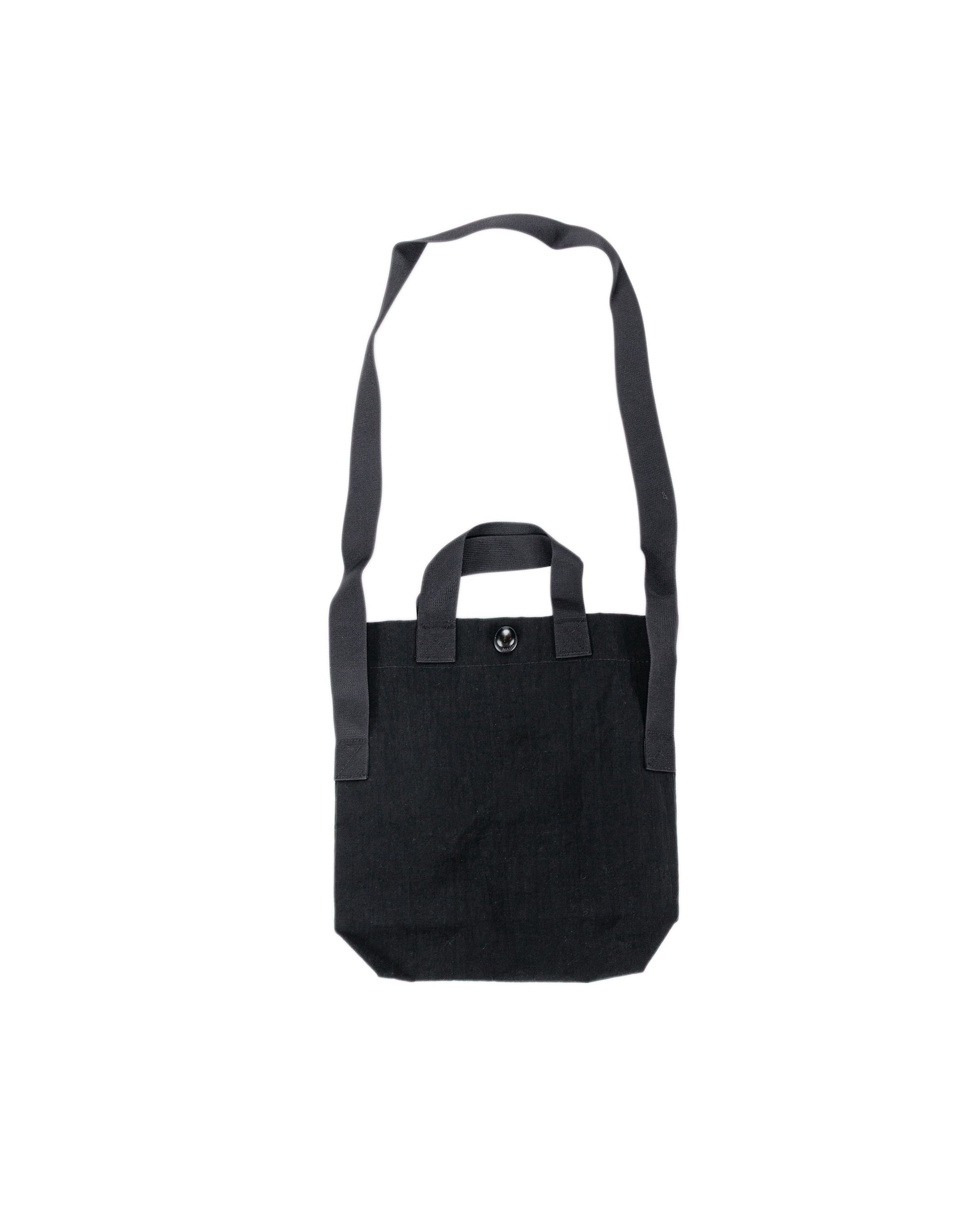 MAN-TLE R0B4 'Mini Tote' Black Nylon