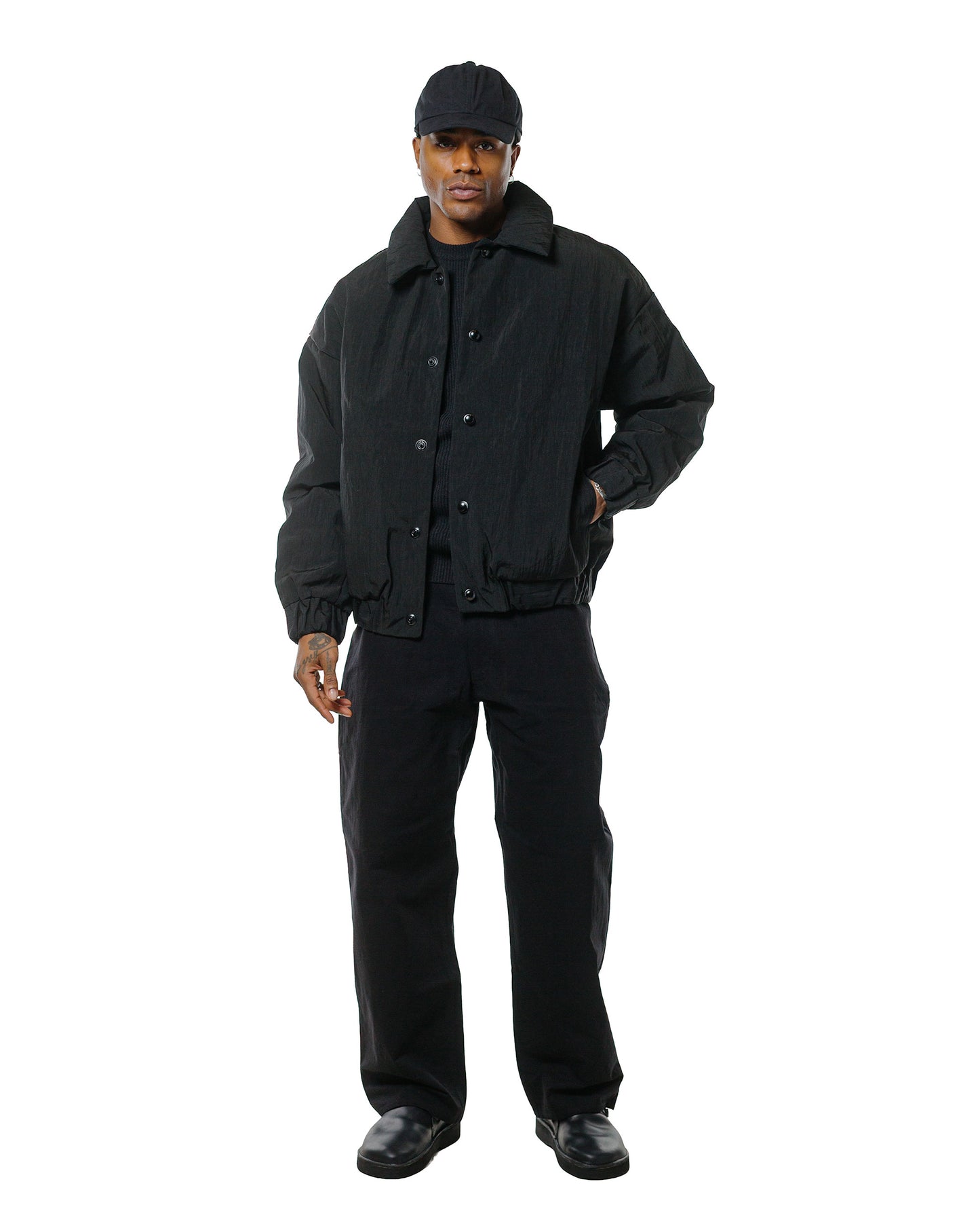 MAN-TLE R0D3 'Down Blouson' Black Nylon