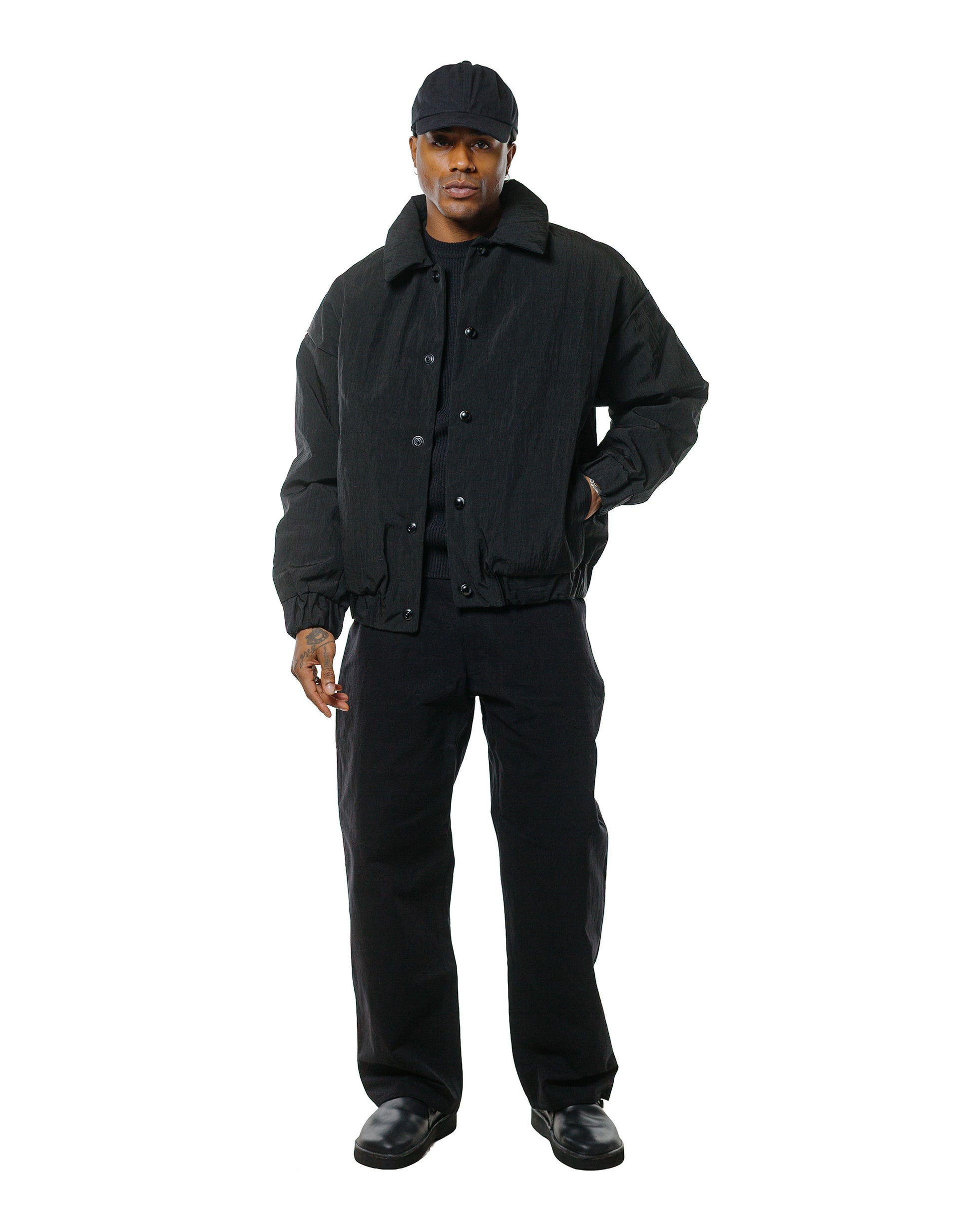 MAN-TLE R0D3 'Down Blouson' Black Nylon