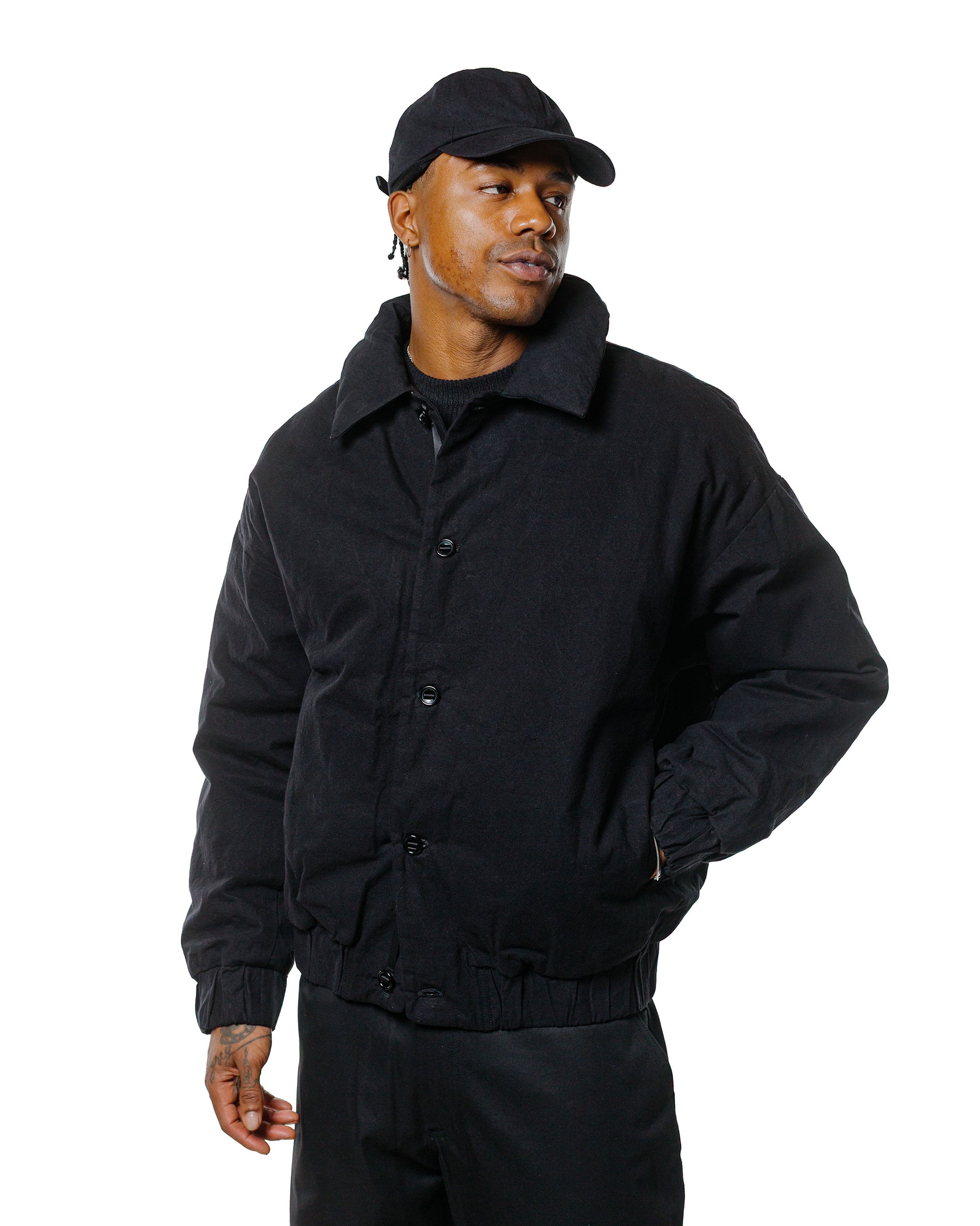 MAN-TLE R0D3 'Down Blouson' Black Wax