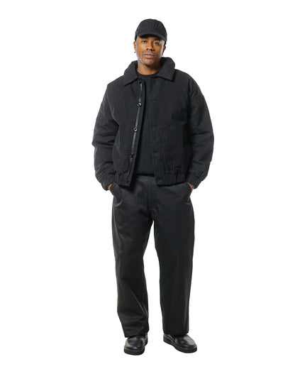 MAN-TLE R0P4 Wide Pants Black Wax