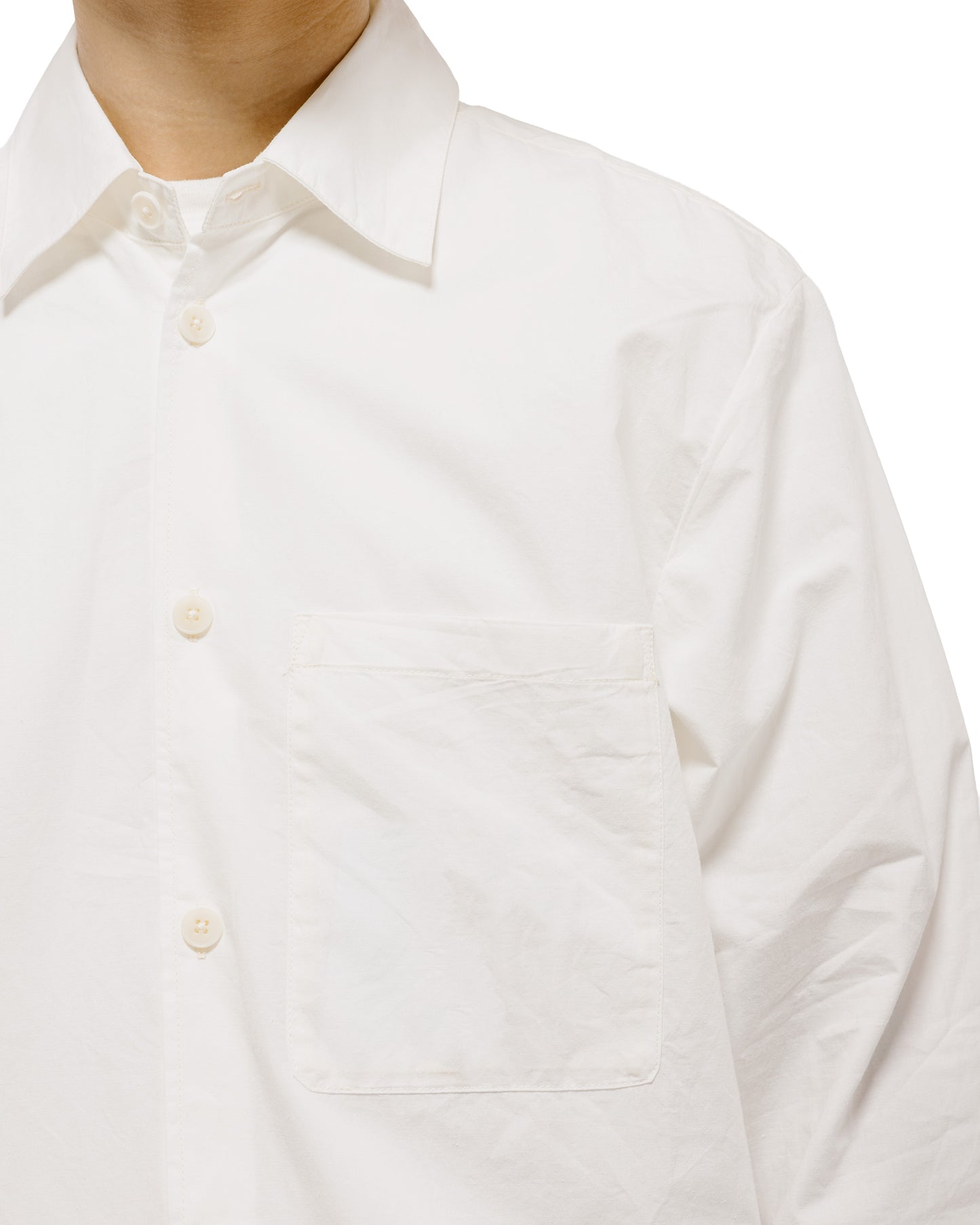 lost & found MAN-TLE MAN-TLE R0S4 'OD SHIRT' Unbleached Parachute