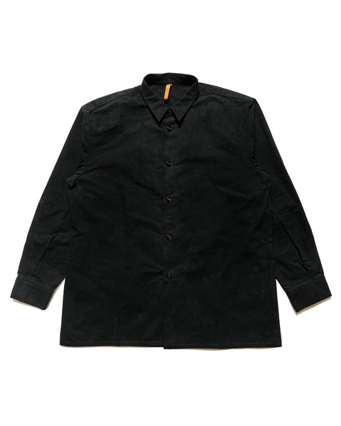 MAN-TLE PARAFFIN WAX SHIRTS カバーオール sizeS MAN-TLER0Shirt-1BlackWax-