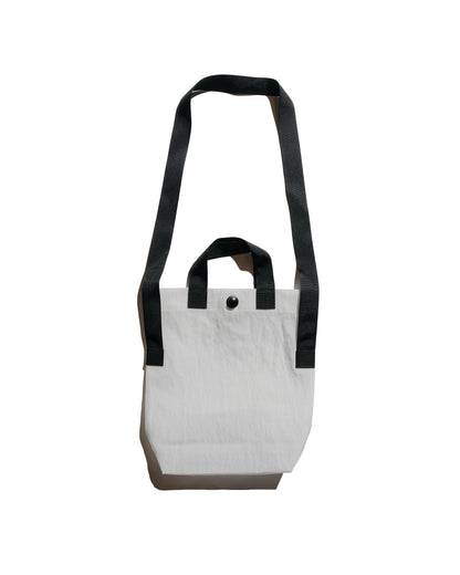 MAN-TLE R19 Bag-4 Mini Tote White Nylon