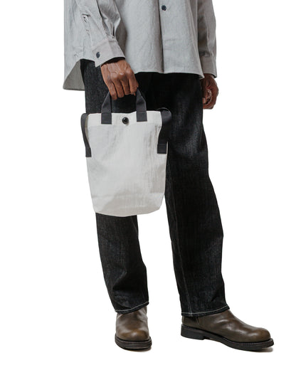 MAN-TLE R19 Bag-4 Mini Tote White Nylon