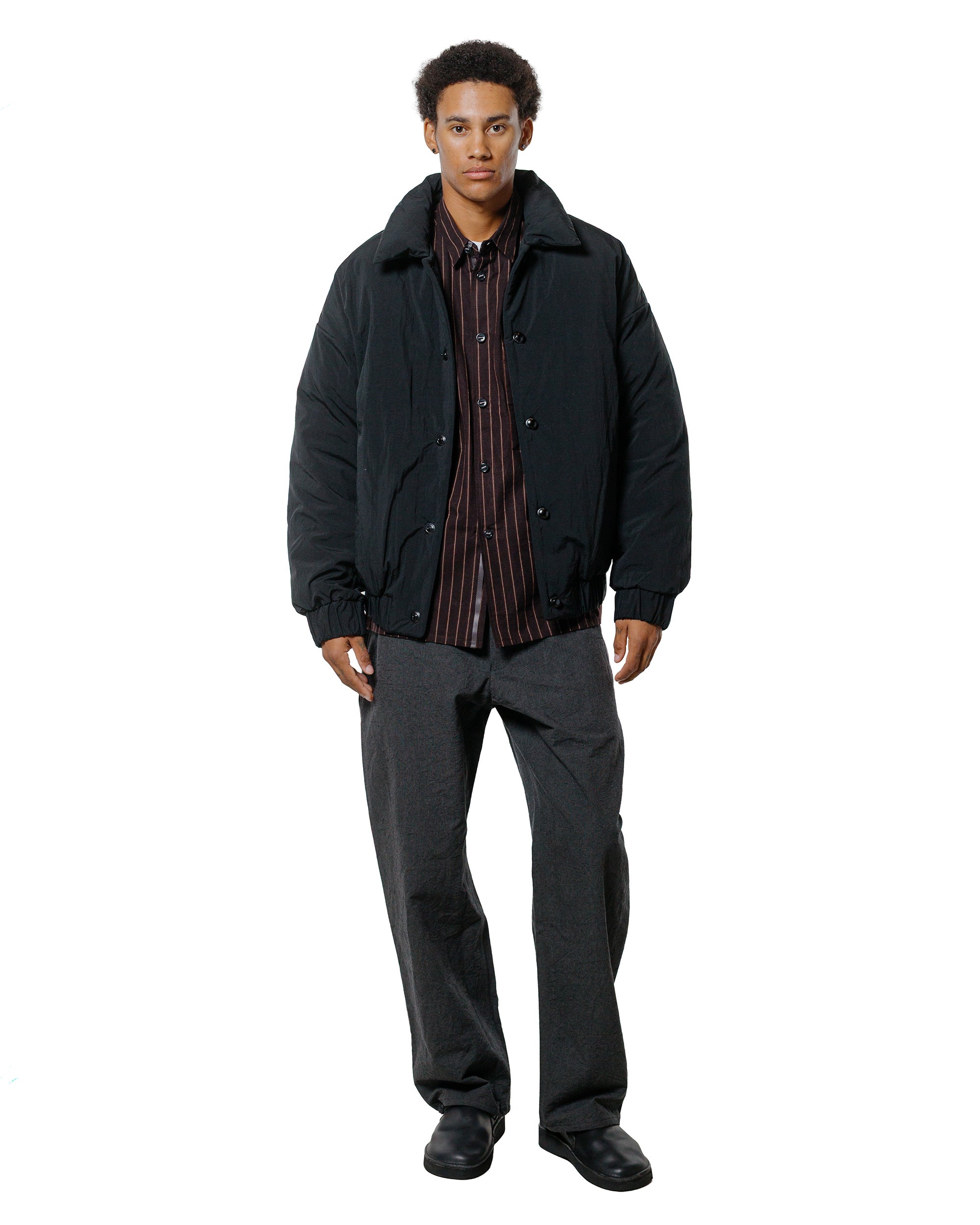 MAN-TLE R19D6 Double Down Blouson Black Recycled Nylon