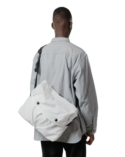 MAN-TLE R19 Gear-4 Mini Messenger White Nylon