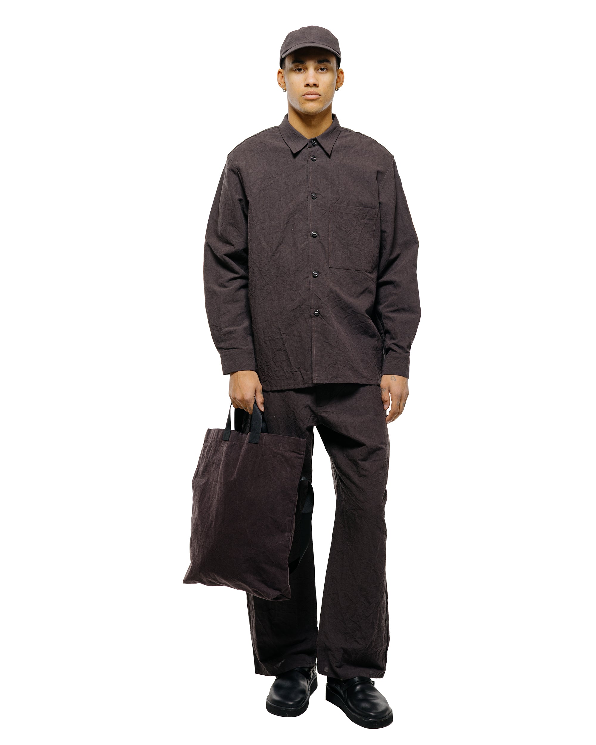 MAN-TLE R20B1 'Multi Handle Tote' Earth Wax