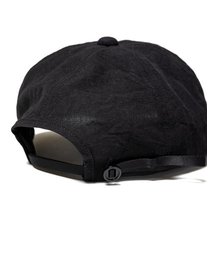 MAN-TLE R20C1 'Shallow Cap' Black Linen