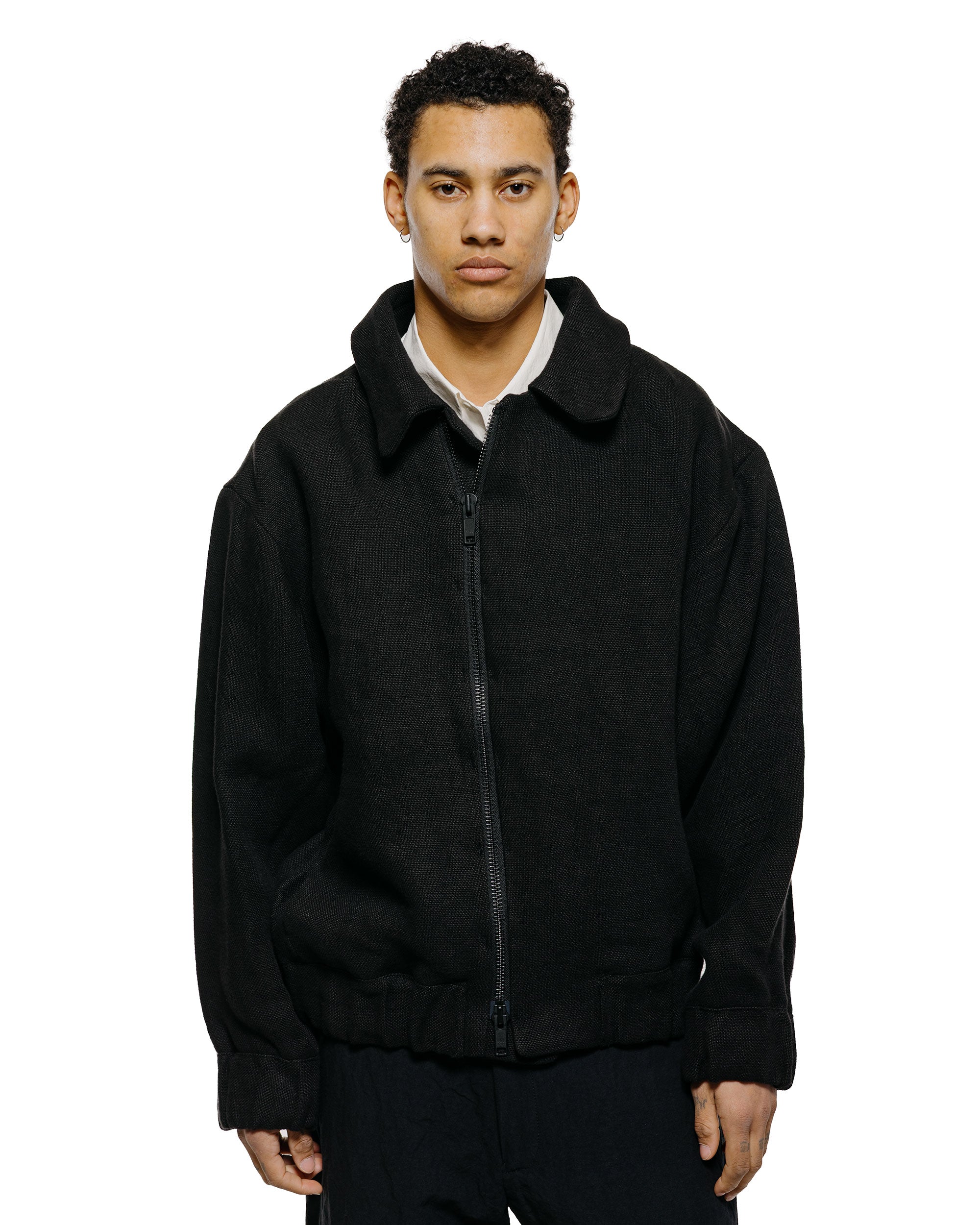MAN-TLE R20S3 'Zip Gum Shirt' Black 20hr Canvas