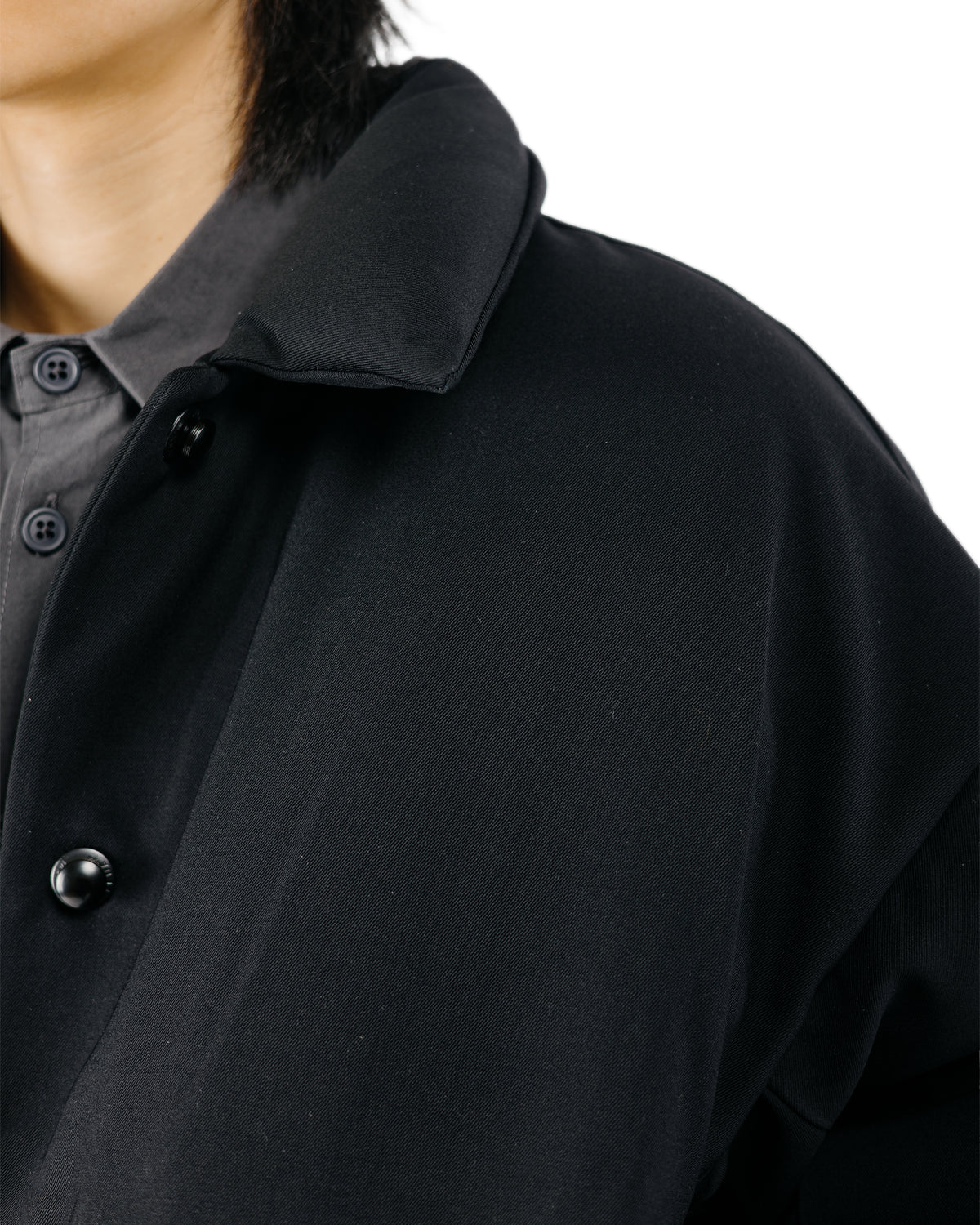 MAN-TLE R21D6 Double Down Blouson Black Impact Wool