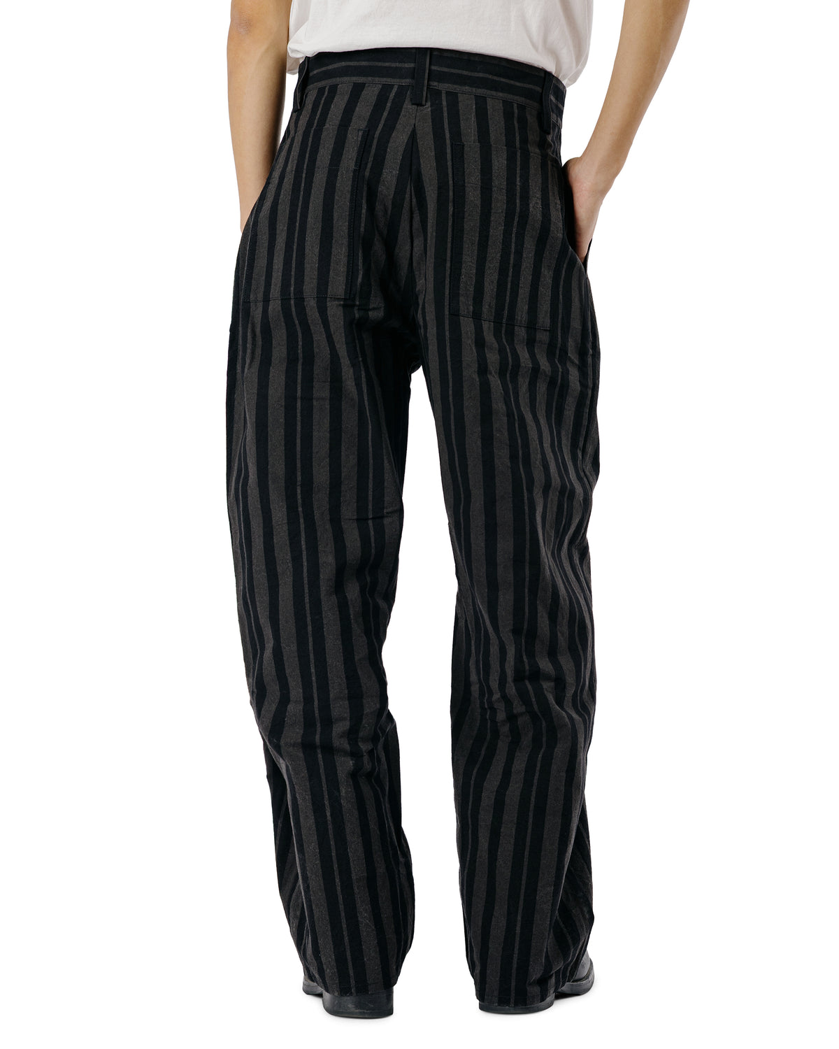 MAN-TLE R21P4 Wide Pants Grey Theatre Wax